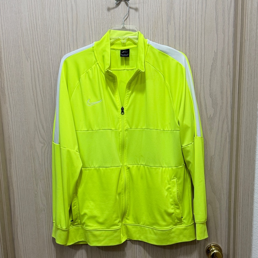 Nike Bright Yellow Zip-Up Jacket